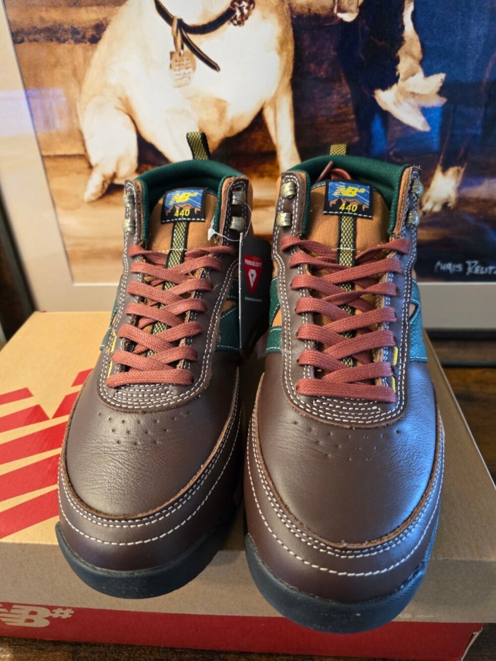 Nb Numeric 440 V2 Trail High Brown / Green NM440TBG Shoes Sneakers Mens Sz 10.5 - Picture 5 of 14
